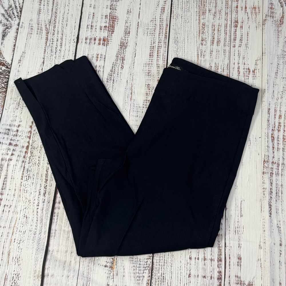 Estelle and Finn Black Straight Leg Dress Pants Women's Size 12 - Picture 2 of 4